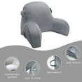 thumbnail image 4 of Eurhowing Plush Reading Pillow for Kids & Teens, Bed Rest Back Support Pillow with Arms, Shredded Memory Foam Back Pillow for Bed, Gray, 4 of 10
