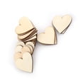thumbnail image 3 of Fyearfly Formas De Corazón De Madera, Discos De Corazones De Madera Ornamento En Forma De Corazón, Adornos Artesanales De Bricolaje, para Bodas, Placas, Fabricación De Tarjetas Artesanales(40mm), 3 of 5