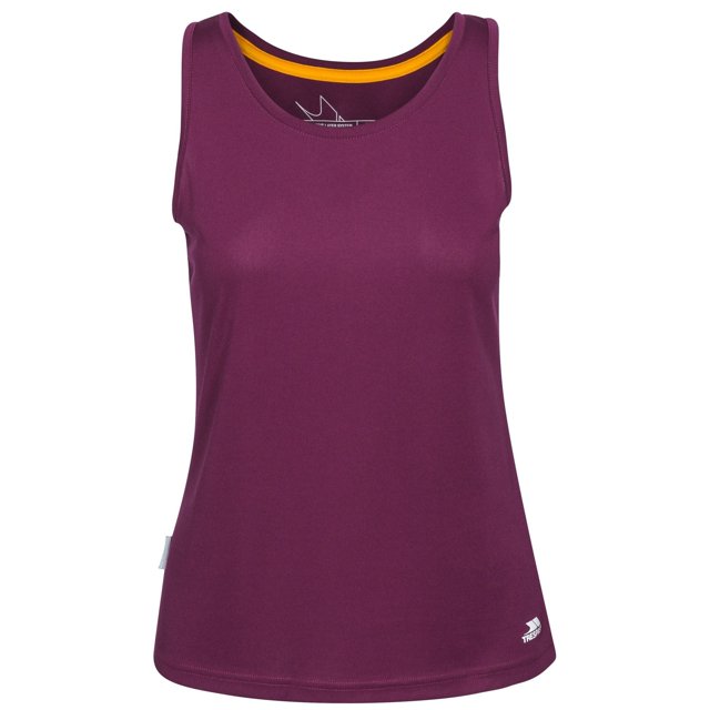 Trespass - Top sin mangas de entrenamiento Tissy para chica mujer (Vino)
