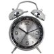 thumbnail image 1 of KAIYANG Reloj despertador pequeño de estudiante de hierro, reloj de escritorio, reloj de cuarzo con manecillas luminosas, 1 of 3