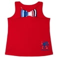 thumbnail image 3 of Barbie Toddler Girls' 2-Piece Sleeveless Tank Top and Shorts Set Red Navy Stripe, 3 of 5