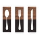 thumbnail image 2 of Juego de 3 piezas de cuchillo, tenedor y cuchara para decoración de pared. Letrero colgante de madera decorativo, estilo rústico, ideal para cocina y, 2 of 8