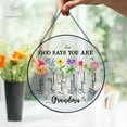 thumbnail image 2 of God Says You Are Bible Verse Stained Glass Suncatcher, Custom Inspiration Bible Window Hanger, Christian Gift, Grandma Gift,Mothers Day Gift 1868420560, 2 of 3