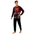 thumbnail image 2 of Cozy Comfy Matching Family Halloween Pajamas PJs Set, Cute Pumpkin Ghost Long Sleeve Loungewear Sleepwear Nightwear Gifts, 2 of 5