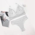 thumbnail image 5 of Everyday Bras for Women Men's Briefs Lace Satin Lingerie Set Men Med Underwear Satin Lace Sleepwear Set High Waist Lace Underwear Set Men Set Briefs for Men Large Mens Briefs Size Large White One Size, 5 of 5