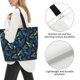 thumbnail image 3 of Balery Dinosaur Bolsa Tote Estilo Estético con Cremalleras, Bolsa de Hombro, Bolsa de Compras Grande y Plegable, 3 of 8