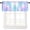 Style-5, variant on Rainbow Valance Curtain Fantasy Cartoon Colourful Clouds Love Window Treatment Valances Curtains for Kids Room Bedroom Living Room 54x18In