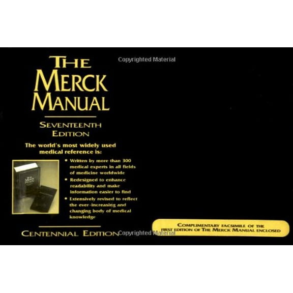 Pre-Owned The Merck Manual of Diagnosis and Therapy: Centennial Edition Paperback