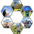 thumbnail image 4 of Chapeau Parapluie de Pêche Pliant Protection Solaire et Pluie Réglable Multifonction pour Extérieur Bleu, 4 of 7