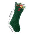 thumbnail image 6 of Dserhfy Christmas Stockings with Initials, 18 Inches Large Letter Christmas Stocking for Famliy Holiday Xmas Tree Decor, 6 of 8
