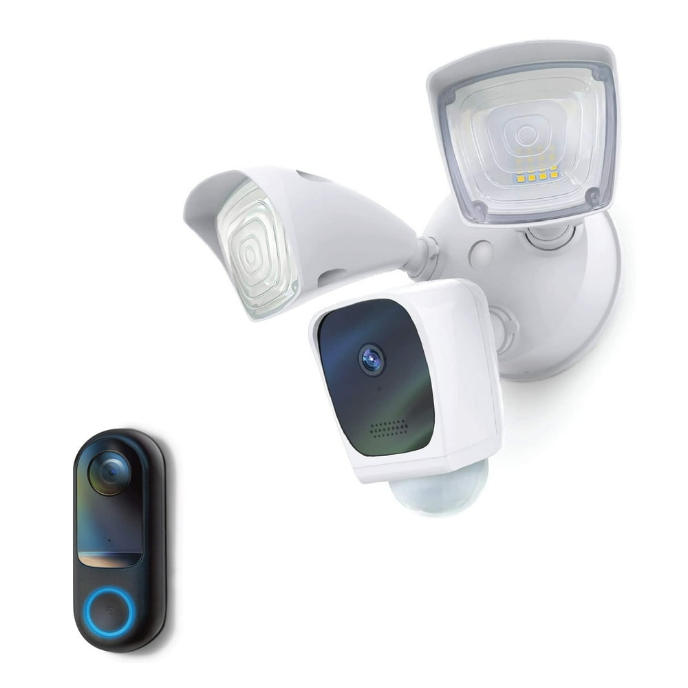 Home Zone Security Motion Sensor LED Flood Light with 1080p WiFi