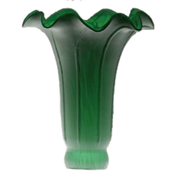 Meyda Lighting 3"W X 5"H GREEN POND LILY SHADE