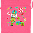 thumbnail image 4 of Inktastic Holiday Nutcracker and Candy for Christmas Boys or Girls Baby Bodysuit, 4 of 5