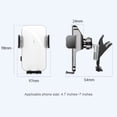 thumbnail image 4 of Soporte para teléfono celular Soporte para teléfono celular solar de silicona para Tesla Model 3 (Blanco) Ehuebsd Accesorios para autos y motos, 4 of 9