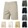 thumbnail image 2 of Vhkiploz Summer Bermuda Shorts for Men Button Waist Business Work Shorts Casual Loose Outdoor Shorts Active Workout Shorts with Pockets Gray XXL, 2 of 6