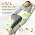 thumbnail image 5 of Picia Frogs and Dragonflies Body Pillow Cover - Super Soft Microfiber 20x54 Body Pillow Case - Envelope Closure, Wrinkle, Stain Resistant Body Pillow Cover,Elegant Bedding, 5 of 8