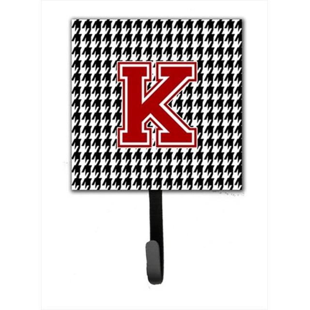 Carolines Treasures CJ1021-KSH4 Monogram - Initial K Houndstooth Leash Holder Or Key Hook