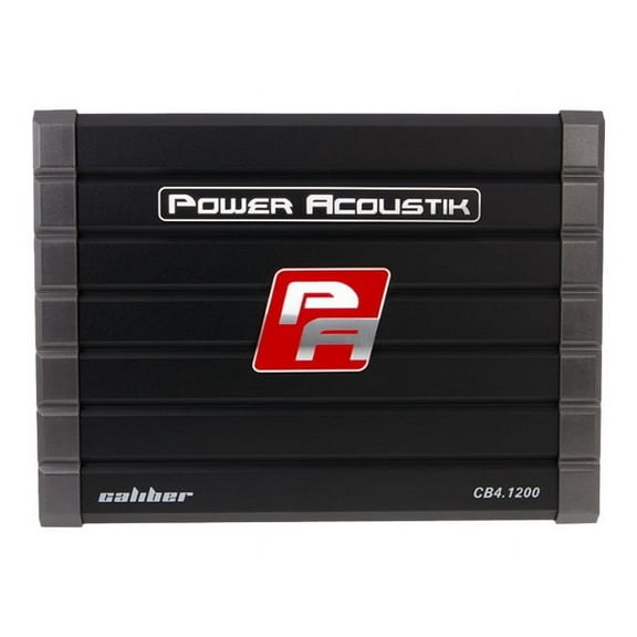 Power Acoustik Caliber Series CB4-1200 - Car - amplifier - 4-channel - 120 Watts x 4