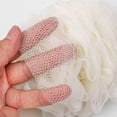 thumbnail image 3 of Loofah Back Scrubber for Shower,Bath Mesh Ball Shower Brush for Shower with Long Handle, Loofah on a Stick for Exfoliating, Mesh Back Cleaner Washer for Women & Men  (White), 3 of 8