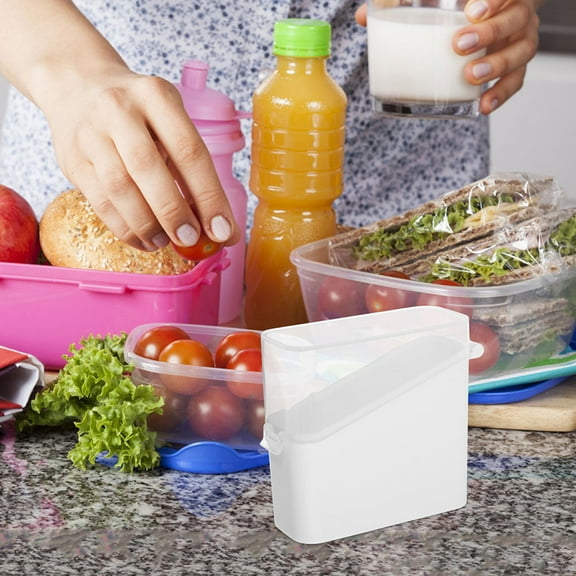 WHAMVOX  2 Pcs Cheese Storage Containers Lettuce Keeper for Refrigerator White