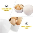 thumbnail image 4 of LNKOO Rapid Electric Microwave 4 Egg Ball Shape Boiler Steamer Poacher Cooker Home Kitchen Tools White, 4 of 6