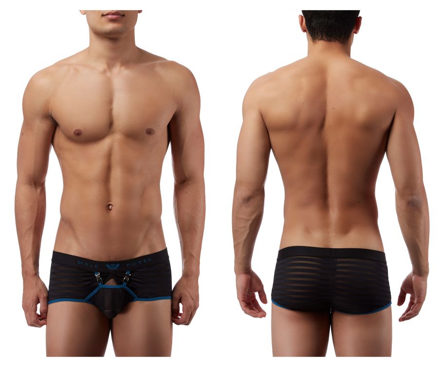 Male Power Male Power 135239 Clip Tease Clip Mini Short Boxer Briefs