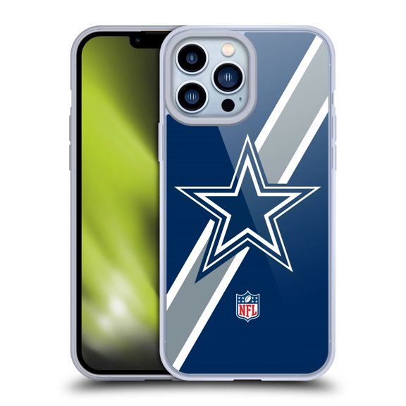 Head Case Designs NFL Dallas Cowboys Logo Stripes Soft Gel Case for Apple iPhone 13 Pro Max