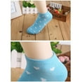 thumbnail image 4 of 5 Pairs of Women Ankle Socks Low Cut Sock Short No Show Socks Random Color (Heart Pattern), 4 of 5
