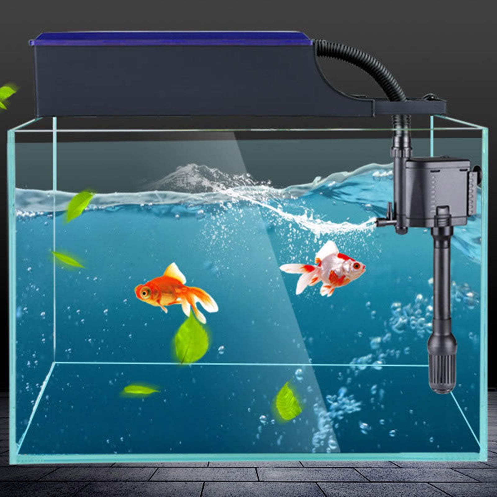 Frogued 1 Set Filtering Pump Energy-efficient Multi-purpose Corrosion Resistant 3 in 1 Fish Tank Filter Pump Aquarium Accessories
