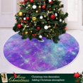 thumbnail image 6 of FMSHPON Mermaid Galaxy Scale Xmas Christmas Tree Skirt Stand Mat for Holiday Party Decoration Indoor Outdoor 36 inches, 6 of 6