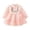 Pink, variant on Sngxgn Girls Long Sleeve Stretchy Dress A line Twirly Skater School Party Dress(Pink,6)
