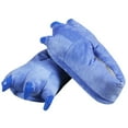 thumbnail image 3 of ZTTD Adult Women Plush Indoor Slippers Funny Animal Paw Shoes Blue, 3 of 3