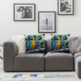 thumbnail image 3 of JRXY Throw Pillow Covers,Pillowcases,Pillow Cases,Blue Parrot Bird Tropical,2-Pc White, 3 of 6