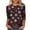 Multicolor#17, variant on Hvogkswy Christmas T-Shirts for Women Holiday Graphic Crewneck Tee Tops Casual 3/4 Sleeve Shirts