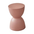 thumbnail image 2 of Taburete pequeño redondo para pies, taburete para cambiar zapatos, asiento sencillo y moderno, otomano versátil. Rosa, 2 of 9