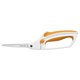 thumbnail image 1 of Fiskars - Tijeras de tela de fácil acción, cuchillas de acero inoxidable para cortes de precisión, mango doblado asistido por resorte, 1 of 8