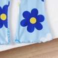 thumbnail image 5 of TOWED22 Baby Girl Fall Winter 2 Piece Outfits Set Toddler Clothes Long Sleeve Soft Sweatshirt + High WaistPants Cute(Blue,3-4 Y), 5 of 9