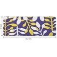 thumbnail image 7 of Purple Leaf Pattern Kitchen Rug Mat,Kitchen Runner Rugs Non Skid Washable,Decorative Kitchen Floor Mats for Kitchen,Sink,Laundry,17"x47.2", 7 of 7