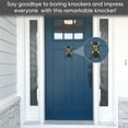 thumbnail image 3 of The ball door knocker is a source of laughter and represents the fun-loving personality of the owner.Use the hanging ball knocker to add charisma and solid features to your front door., 3 of 7