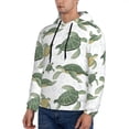 thumbnail image 3 of Sikiie Cute Turtle Men's Hoodie, Essentials Hoodie, Sweatshirt, Pullover Hooded Sweatshirt for Men-XX-Large, 3 of 7