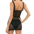 thumbnail image 3 of Justaucorps Transparents pour Femmes Robe Lingerie une Pièce Shapewear Transparent, 3 of 5