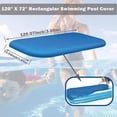 thumbnail image 5 of Cosgrinch 10' x 6' UV Resistant Rectangular Inflatable Pool Cover for Above-Ground Pools, 5 of 6