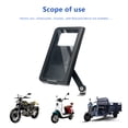thumbnail image 3 of Motorcycle Rearview Mirror Phone Holder, IP67 Waterproof & Dustproof with Touchscreen Case, ABS/Aluminum Alloy/PC, Fits 4.7-7.0 Inch (Max Thickness 1.2cm), Compatible with 6/8/10mm Mirror, 3 of 6