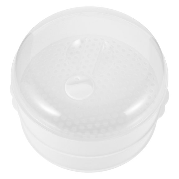 Masteelf Microwave Steamer for Home Use Made of Plastic Blue Color Easy to Clean 1 Set