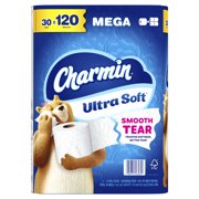 Charmin Ultra Soft Toilet Paper, 30 Mega Rolls, 2-Ply Bath Tissue