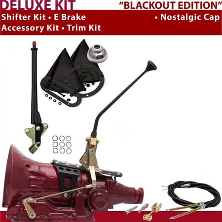 American Shifter TH350 Shifter Kit 12 in. E Brake Cable Trim Kit for CDEC8