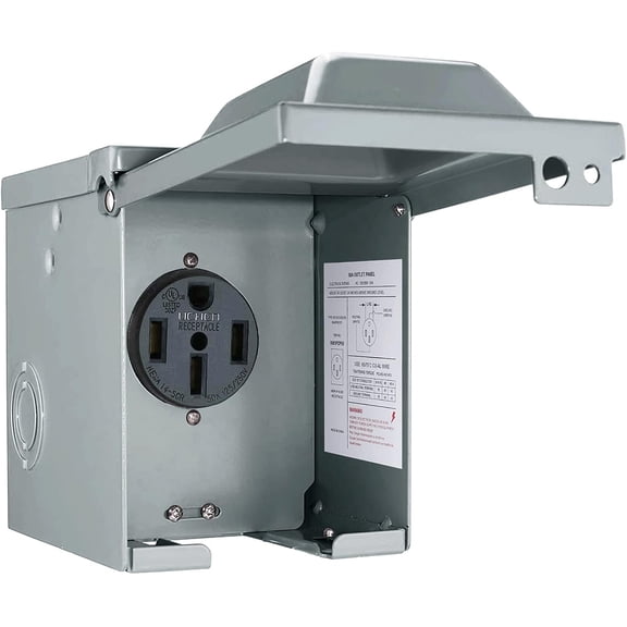 EV outlet，EV Charging 30Amp 125/250V Receptacle with Box