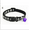 Black, variant on Paw Print Bell Collar for Puppy Cat, Pet Collar for Small Cats and Dogs Adjustable Nylon Collar w/ Bell, 1pc (Adjustable Length 7.48in - 12.60in)