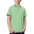 thumbnail image 4 of UACY Boys Polo Shirts Kids School Uniform Short Sleeve Tops Cozy Stretch Golf Shirt Lightweight Button Lapel Collar Tshirt ﻿, 4 of 8
