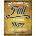 thumbnail image 2 of Studio, Sd Graphics 20x24 Gold Ornate Wood Framed with Double Matting Museum Art Print Titled - Hard to Fail, 2 of 4